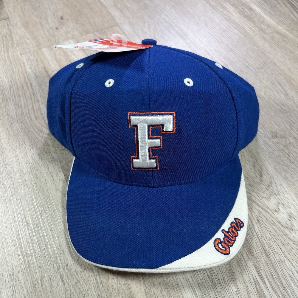 VTG Florida Gators Strapback Hat College NWT Twins Enterprise Blue Wool Cap